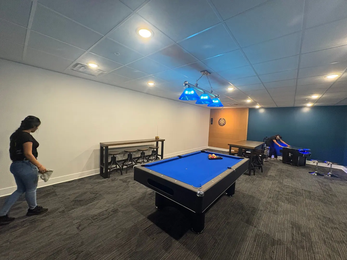 Janitorial services for billiard and pool room recreational facilities in Huntsville