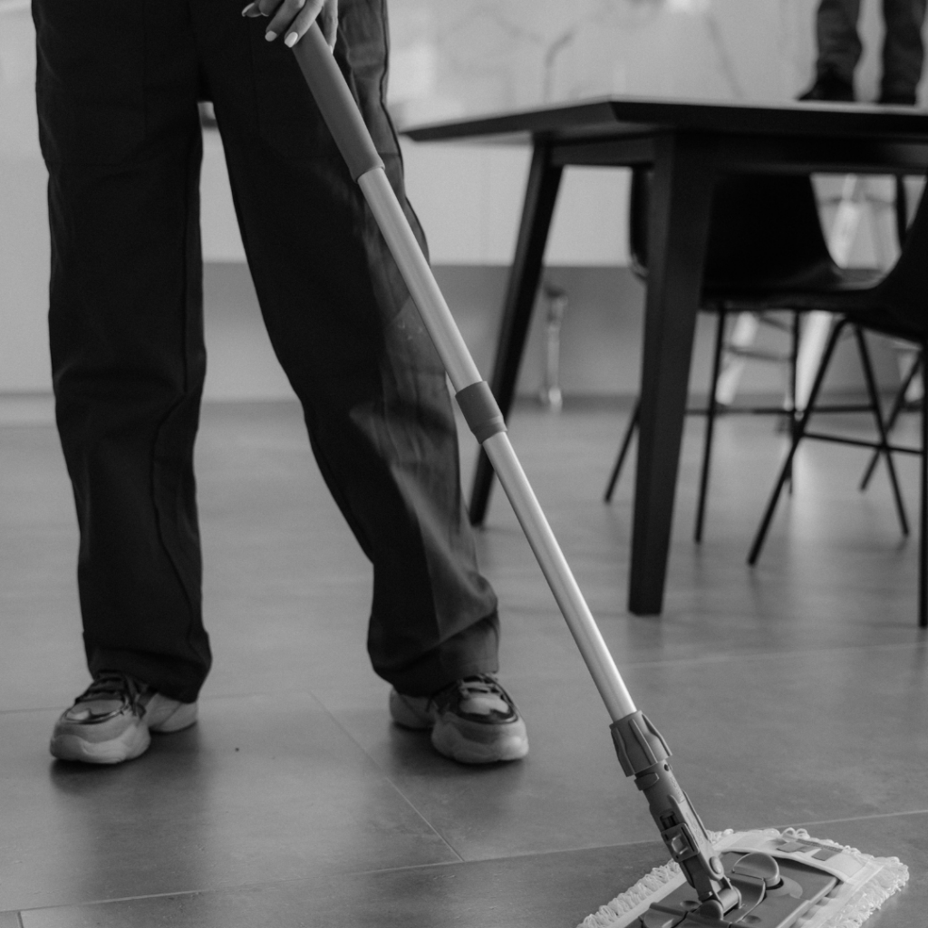 Commercial floor cleaning