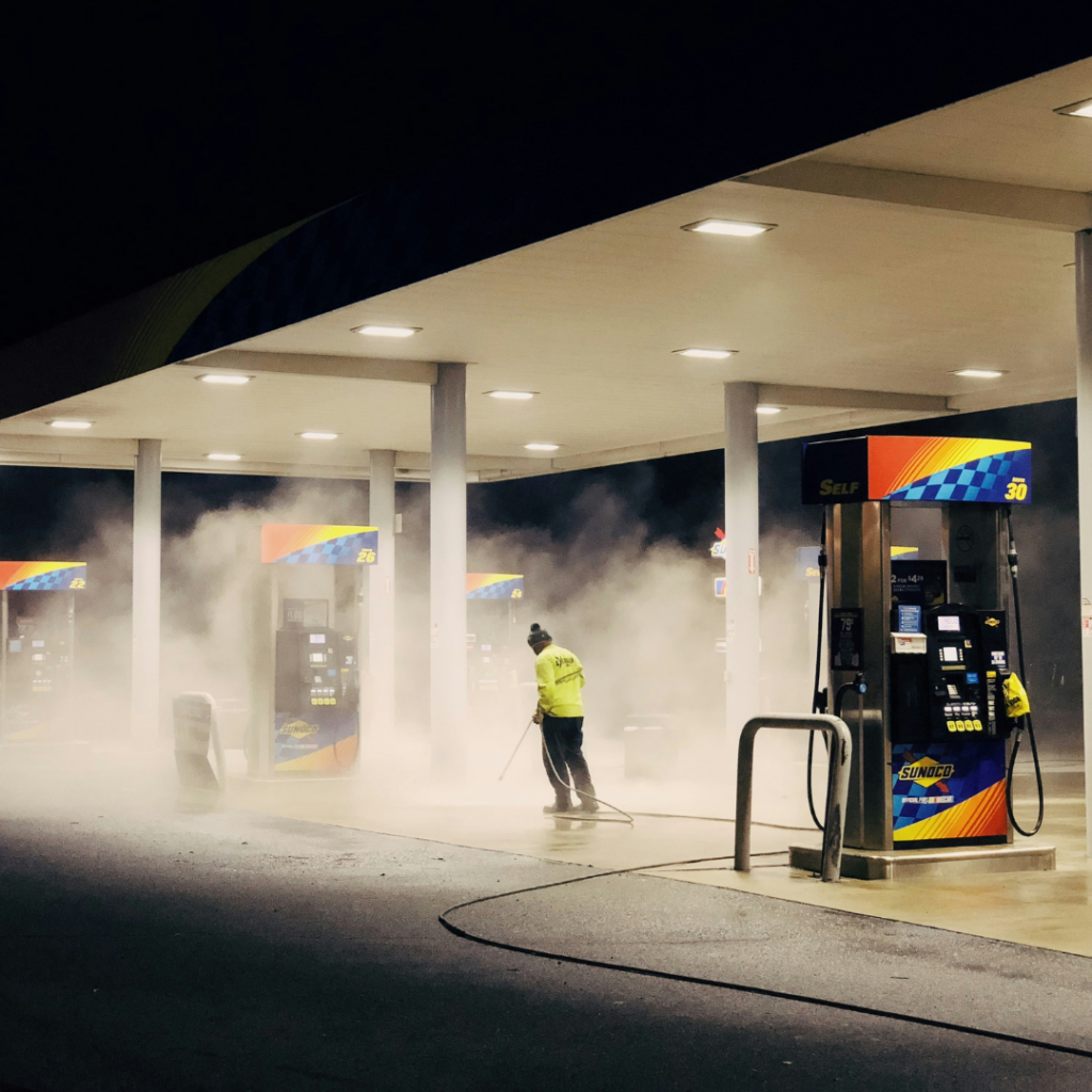 pressure washing