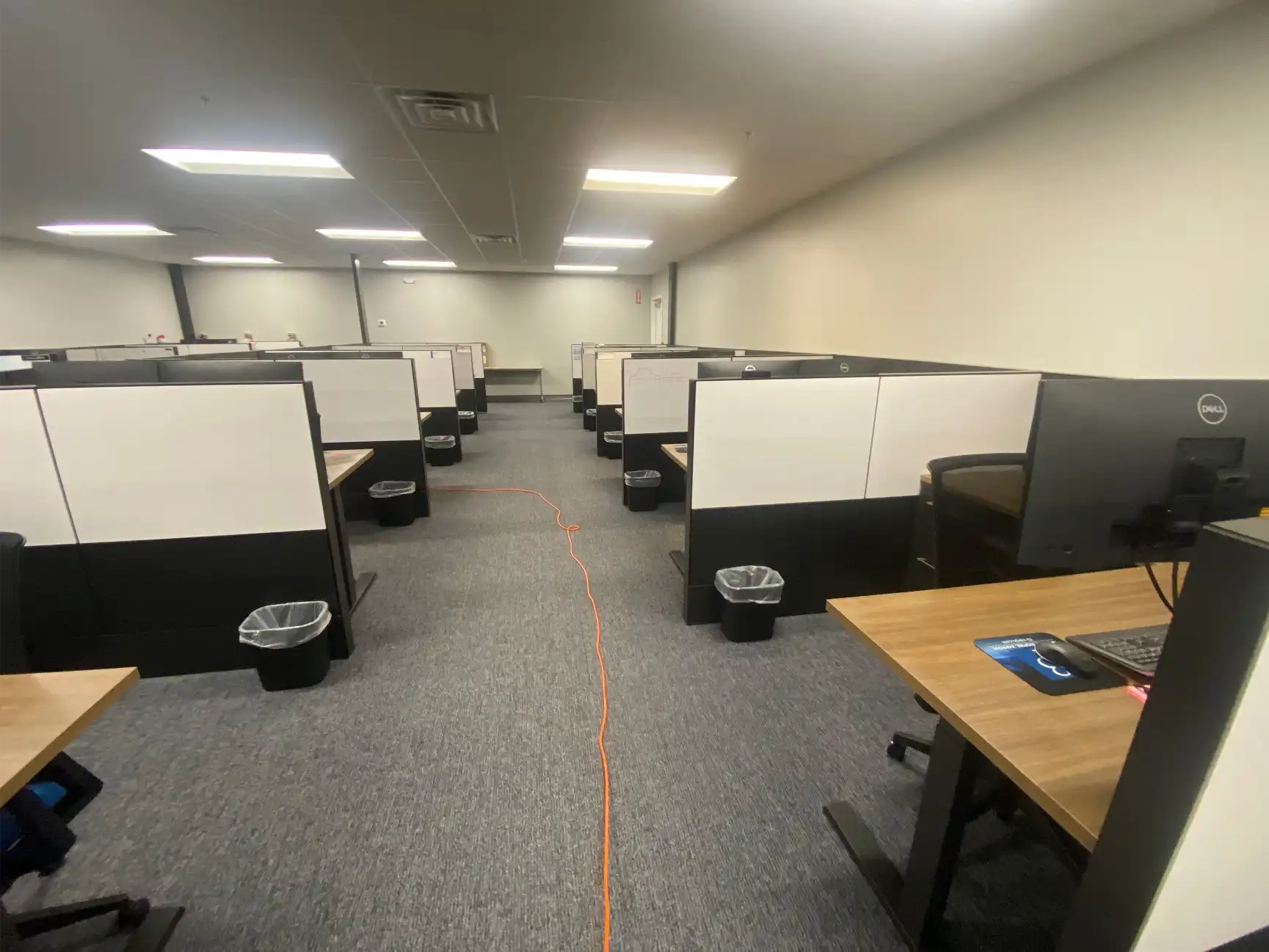 Estimating and scheduling desks in the front office wing of a Decatur, AL plant