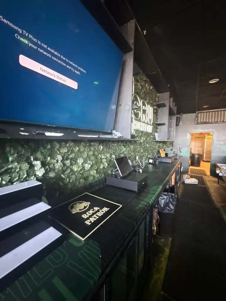 Cleaned restaurant bar counter in a Huntsville, AL establishment