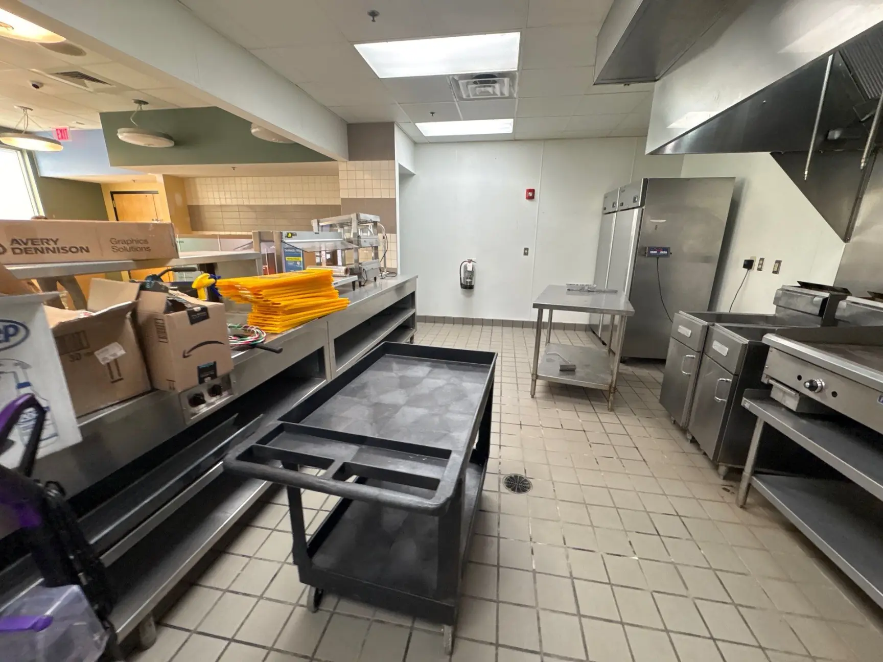 Clean restaurant kitchen maintained by Mid City Commercial Cleaning in Huntsville, AL
